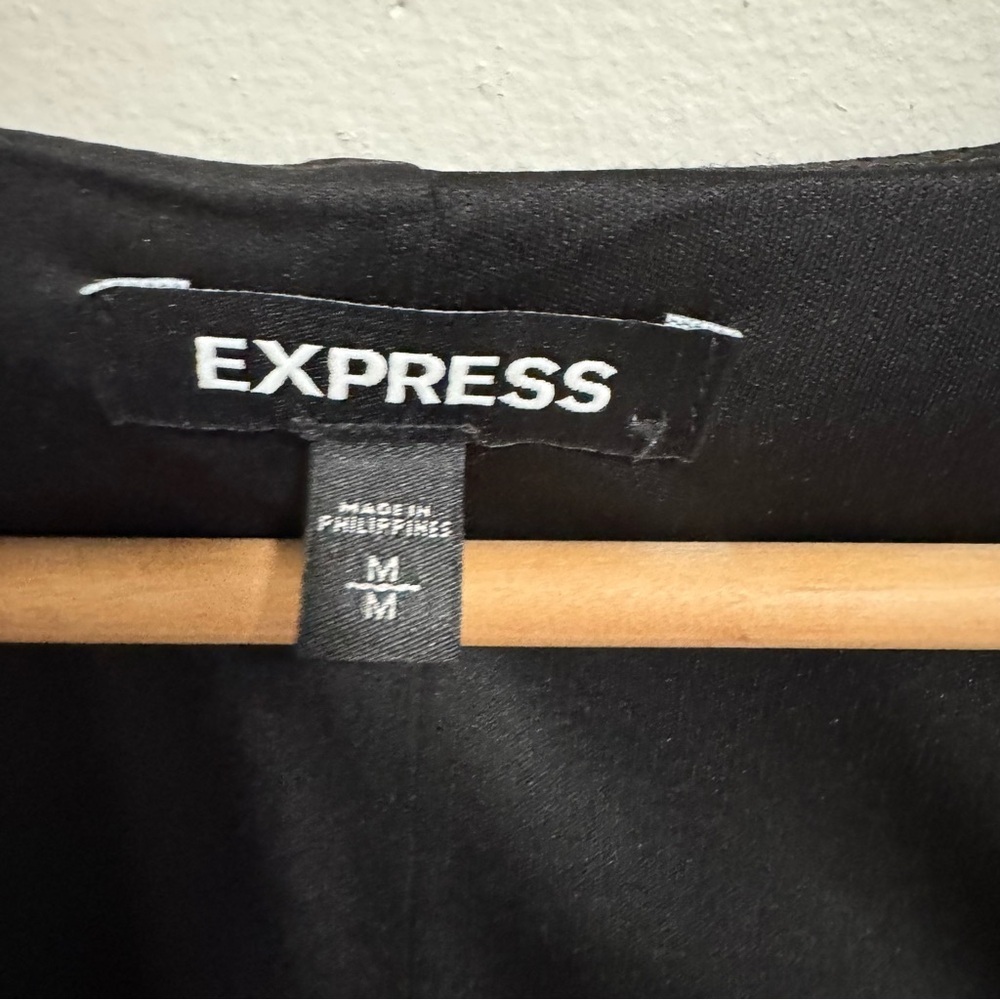 Express Ruffle Sleeve Mesh Mini Dress - Picture 4 of 6